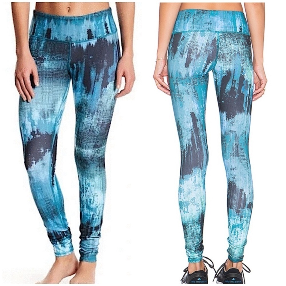 Alo Yoga Airbrush Leggings Deep Teal Desert (Size M)